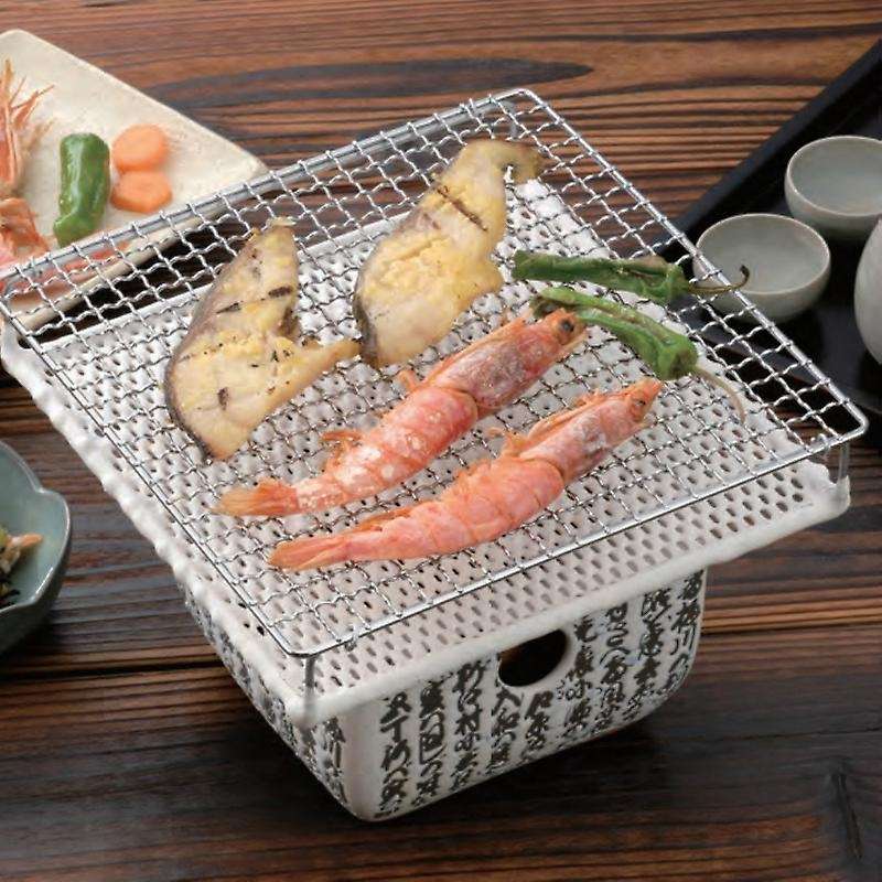 Wannian Barbecue Net Household Stainless Steel Sandwich Barbecue Net Barbecue Fish Barbecue Clip Net