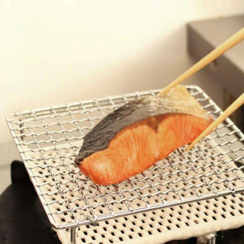 Wannian Barbecue Net Household Stainless Steel Sandwich Barbecue Net Barbecue Fish Barbecue Clip Net