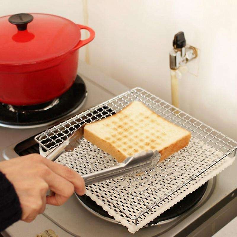 Wannian Barbecue Net Household Stainless Steel Sandwich Barbecue Net Barbecue Fish Barbecue Clip Net