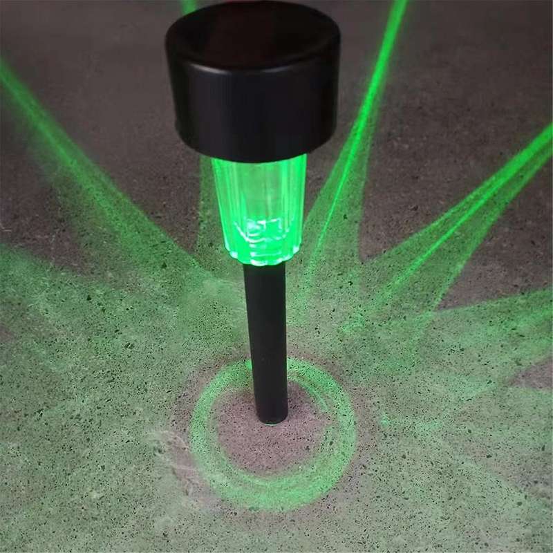 Warm Solar Lawn Lamp, Outdoor Garden Lamp, Outdoor Ground Lamp, Household Solar Lamp (Plastic Type)