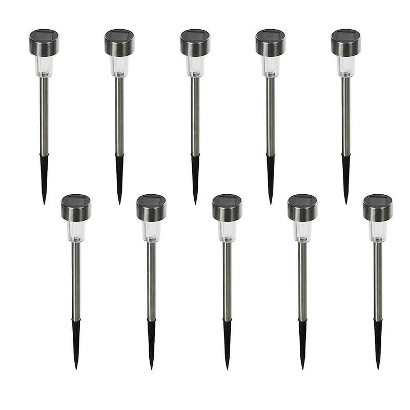 Warm Solar Lawn Lamp, Outdoor Garden Lamp, Outdoor Ground Lamp, Household Solar Lamp (Plastic Type)