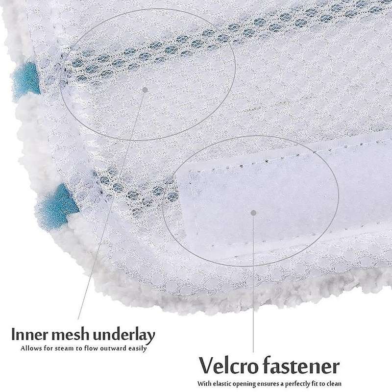 Washable Microfiber -mop Cleaning Pads Compatible for All Mops, Sm1600, Sm1610, Sm1620 5 Pack