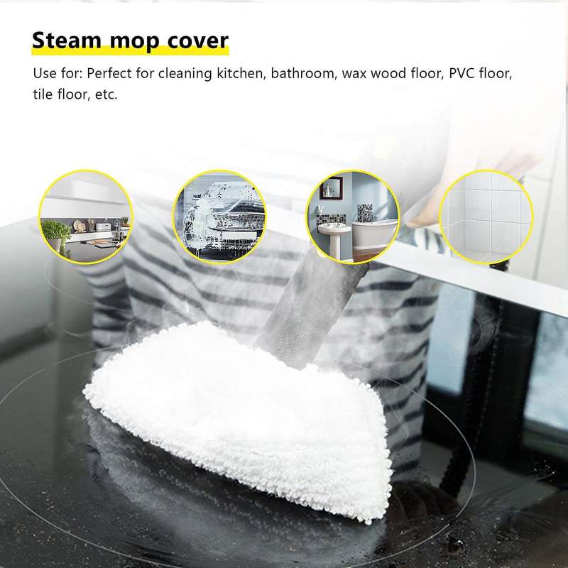 Washable Microfibre Cloth (5 for Floor Nozzles + 5 for Hand Nozzles) for EasyFix SC2,SC3,SC4,SC5 St