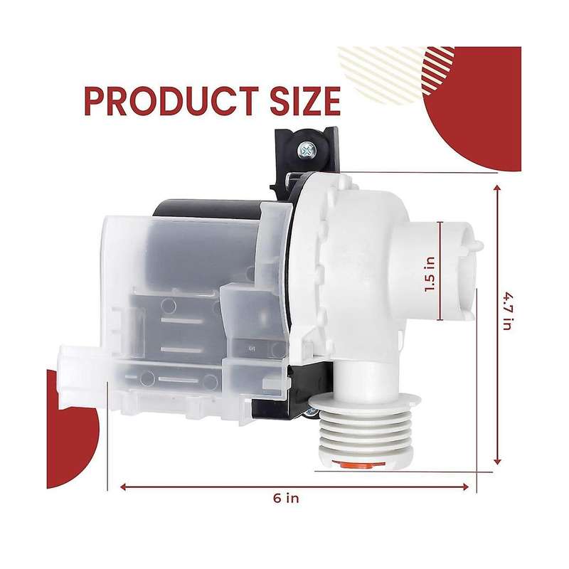Washer Drain Pump for 137221600 137108100 134051200 Washing Machine Water Pump Accessories
