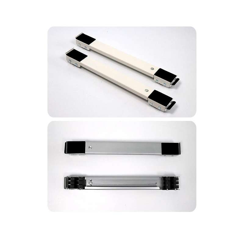 Washing Machine Base Stand Trolley Feet Movable Adjustable Telescopic Fridge Stand Wheel for Dryer