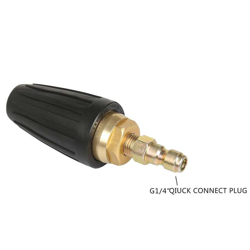 Washer Turbo Nozzle Compatible 1/4 Inch Discharge Water 3000 Psi
