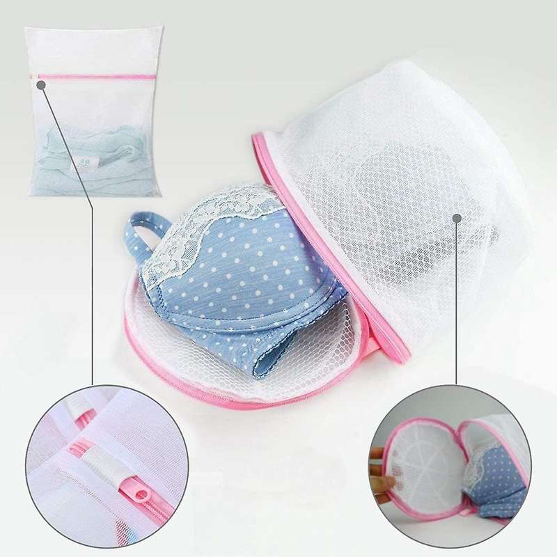 Washing Machine Laundry Bag 6 Pieces Durable Mesh Laundry Net with Zipper