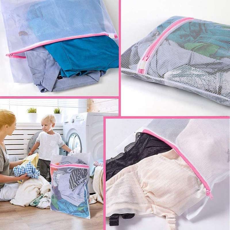 Washing Machine Laundry Bag 7 Pieces Durable Mesh Laundry Net with Zipper