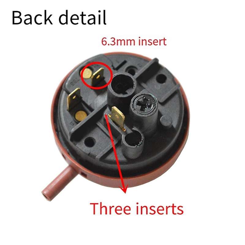 Washing Machine Water Level Sensor Switch 250VAC -2 1-6 2A for Drum Washer Water Level Pressure Cont