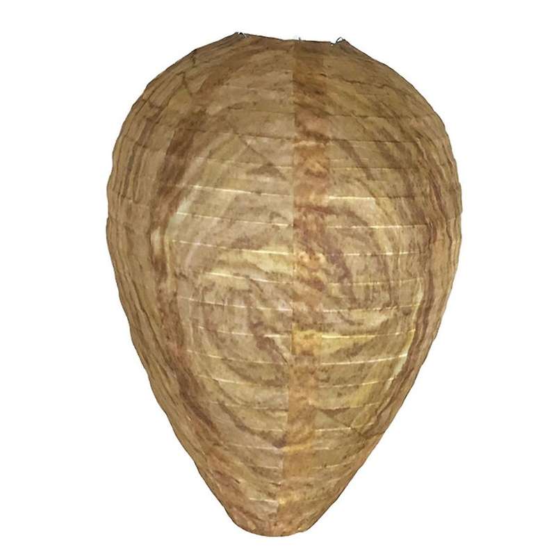 Wasp Nest Bait, Hanging Wasp Deterrent Wasp Trap Fake Wasp Nest Bait for Home and Garden Outdoor Wa