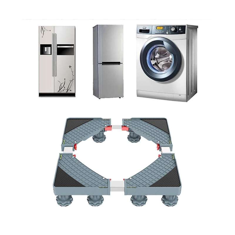 Washing Machine Stand Adjustable Anti-vibrator Mobile Base Support for Washing Machine Portable Bat