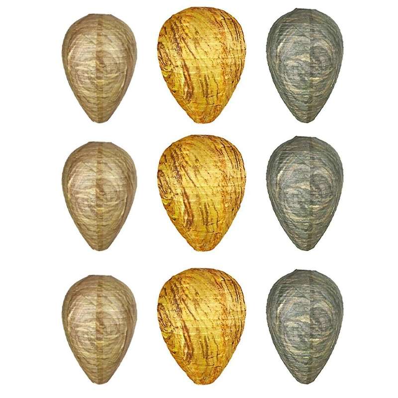 Wasp Nest Decoy, Hanging Wasp Deterrent Wasp Trap Fake Wasp Nest for Home and Garden Outdoor Wasp D