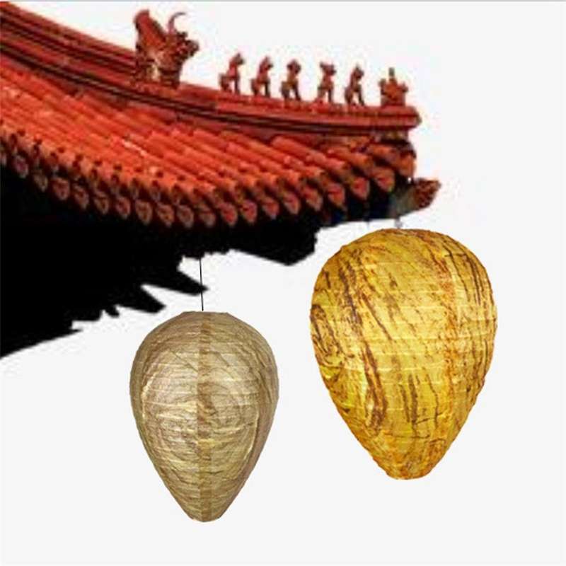 Wasp Nest Decoy, Hanging Wasp Deterrent Wasp Trap Fake Wasp Nest for Home and Garden Outdoor Wasp D