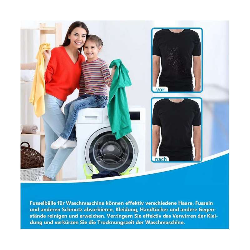 Washing Machine, Lint Ball for Washing Machine, Reusable Lint Balls for The Washing Machine