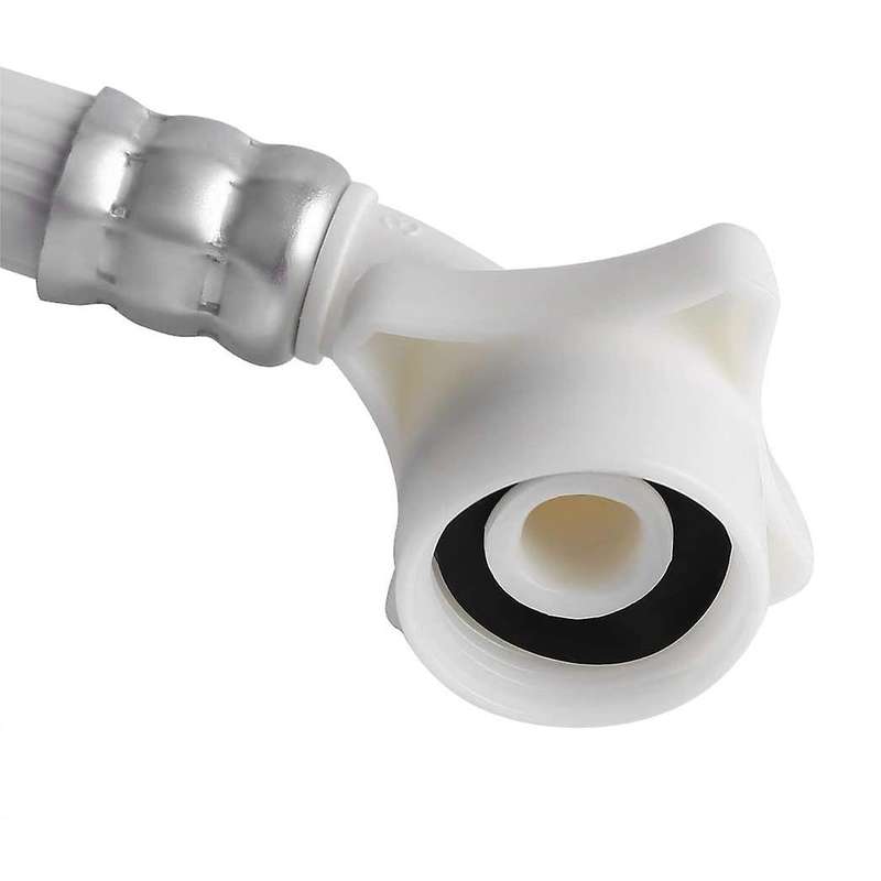 Washing Machine, Pvc Hose, White Water Inlet Hose, Lengthened High-Pressure Water Pipe Fittings (Len
