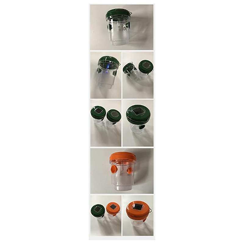 Wasp Trap - Hanging Design, Solar LED Light to Capture Flying Insects Insect Trap to