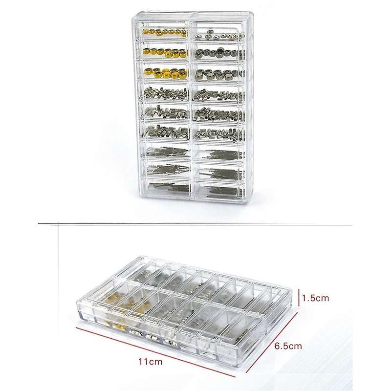 Watch Crown Parts Replacement Assorted Dome Flat Head,handle Tubes, Handle Bushings Watch Accessori