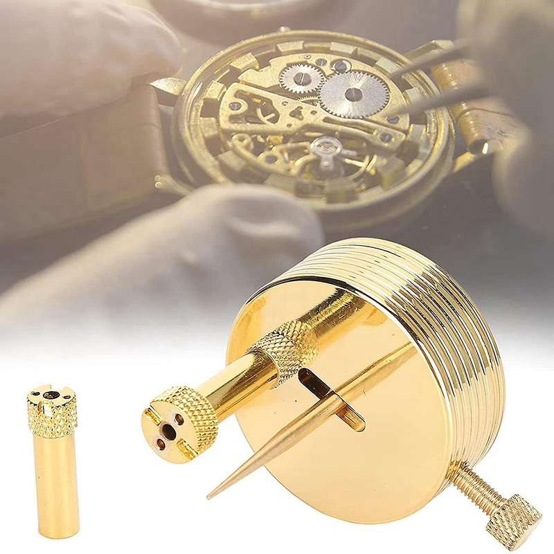Watch Movement Balance Wheel Brass Support Hairspring Stand Balance Holder Removing Timing Washers