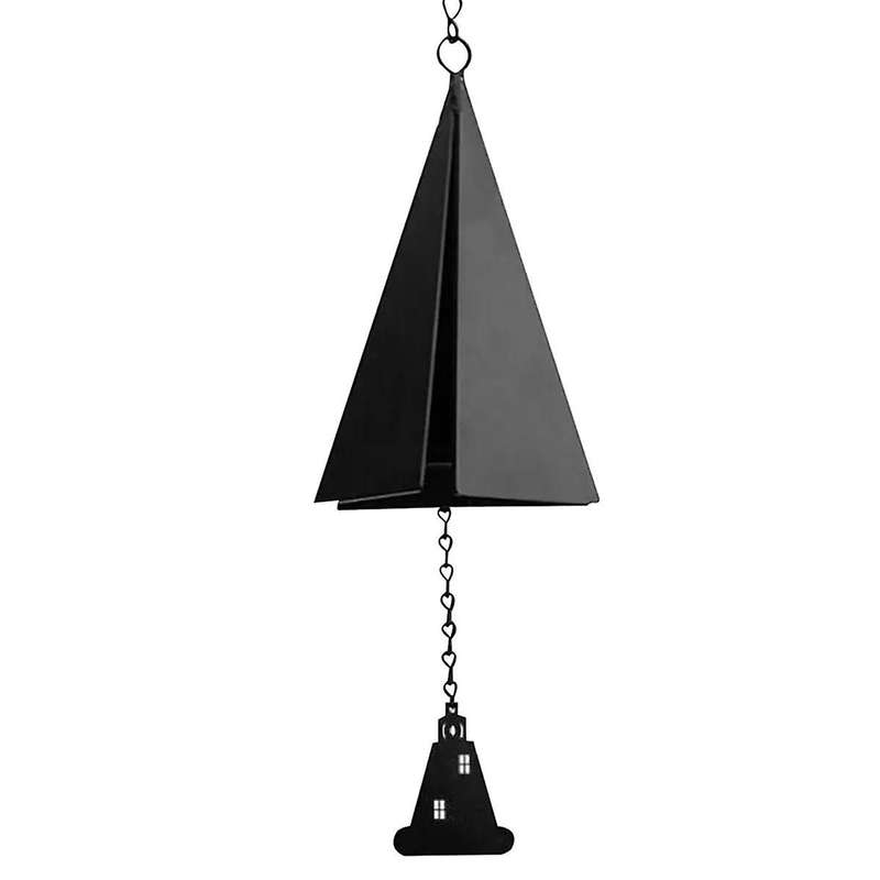 Watchtower Wind Chime Iron Triangle Wind Chime Pendant Decoration
