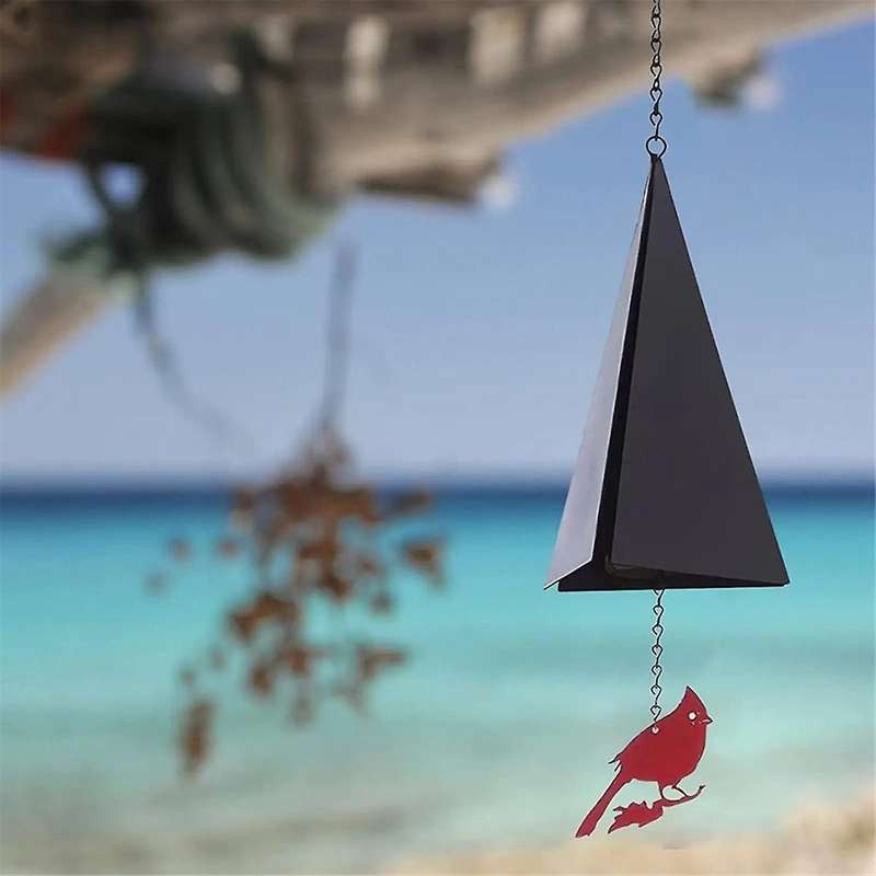 Watchtower Wind Chime Iron Triangle Wind Chime Pendant Decoration