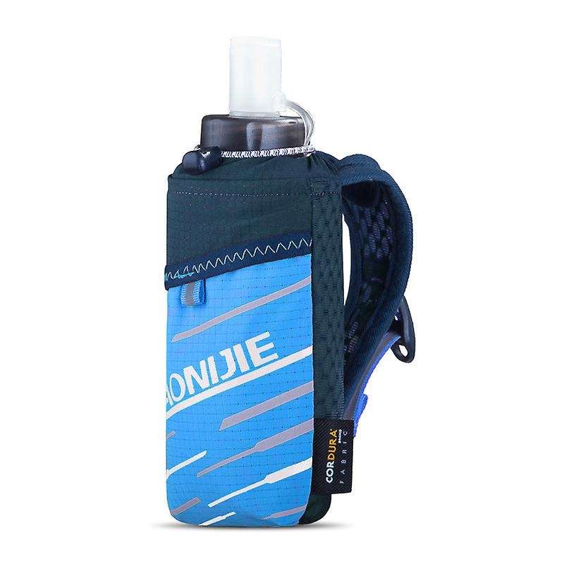 Water Bottle Carrier Bag with 420Ml Water Bladder for Hiking Travelling Camping Blue