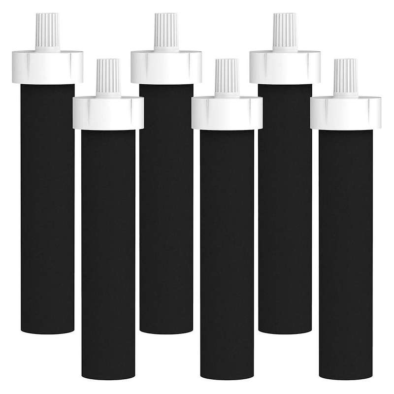 Water Bottle Filters, Replacement for Bb06, Hard Sided Water Bottle Filter, 6 Count