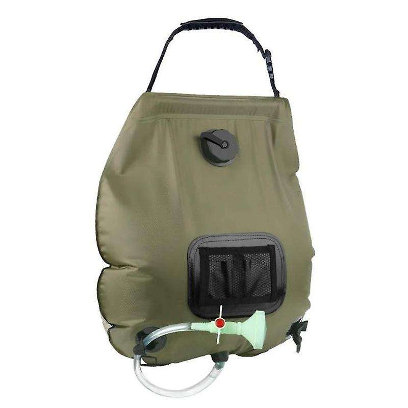 Water Bags for Outdoor Solar Hiking Bag 20L Heating Hydration Bag Hose Shower Head
