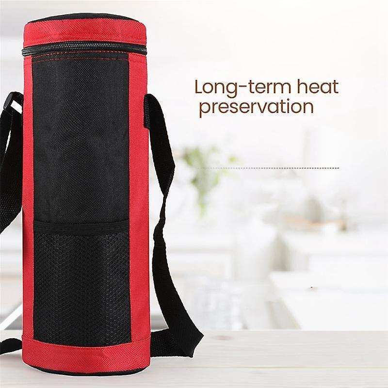 Water Bottle Cooler Bag Universal Water Bottle Pouch High Capacity Insulated Cooler Bag Outdoor Cam
