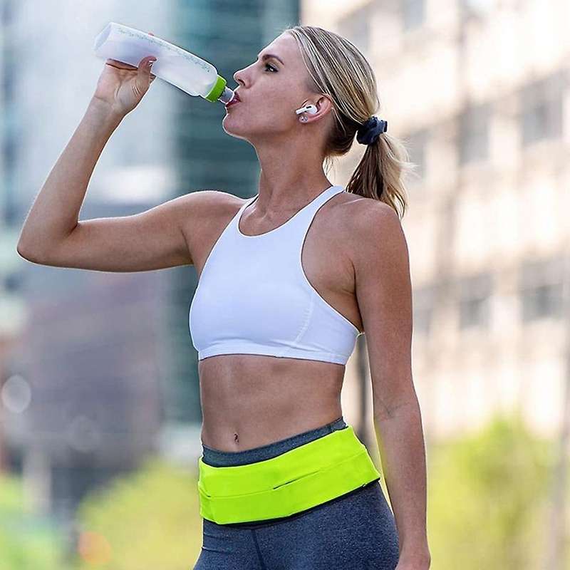 Water Bottles Curved Kettle Plastic Extruded Outdoor Sports Kettle Running Fitness Belt Soft Kettle