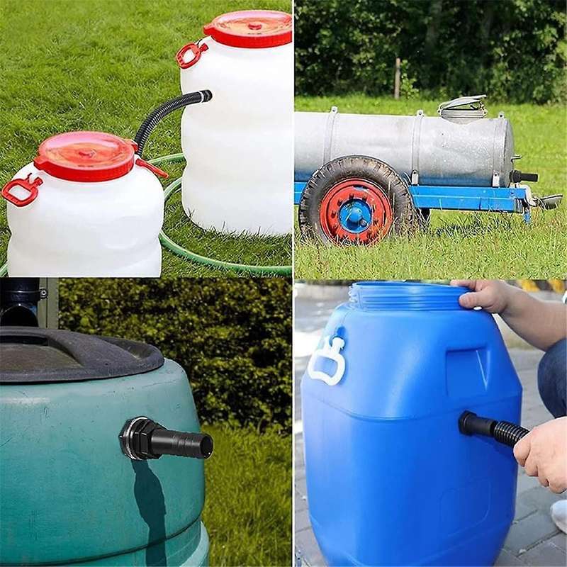 Water Butt Filler Kit for Downpipes, Rainwater Collector, Rain Barrel Diverter Kit, Connects Downpip
