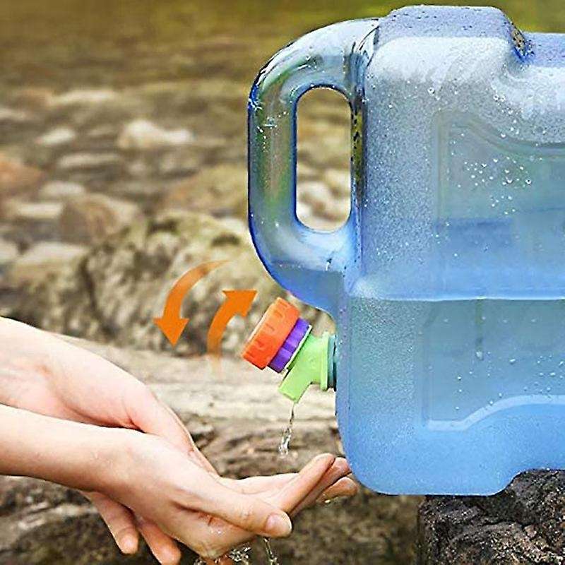 Water Canister with Tap,Camping Portable Bucket Car Water Container with Lid Water Tank Reservoir fo