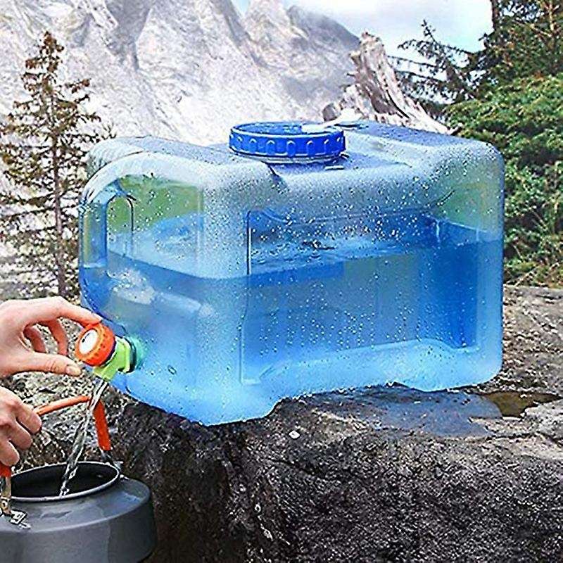 Water Canister with Tap,Camping Portable Bucket Car Water Container with Lid Water Tank Reservoir fo