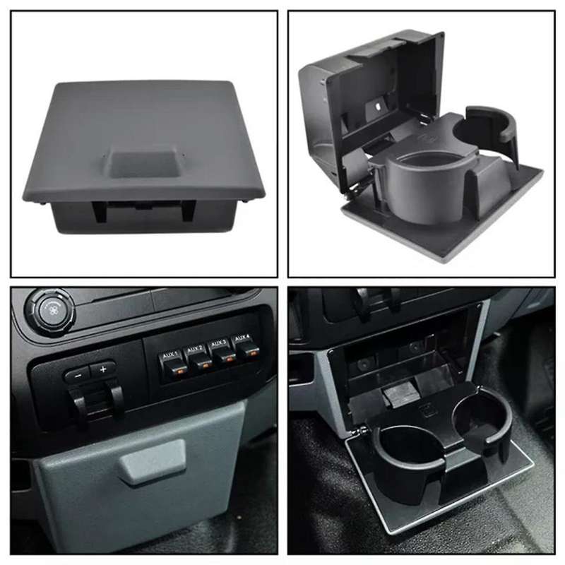 Water Cup Holder Dashboard Cup Holder 8C3Z-2513562-AC 8C3Z2513562AC for F250 F450 F550 Car Drink Hol