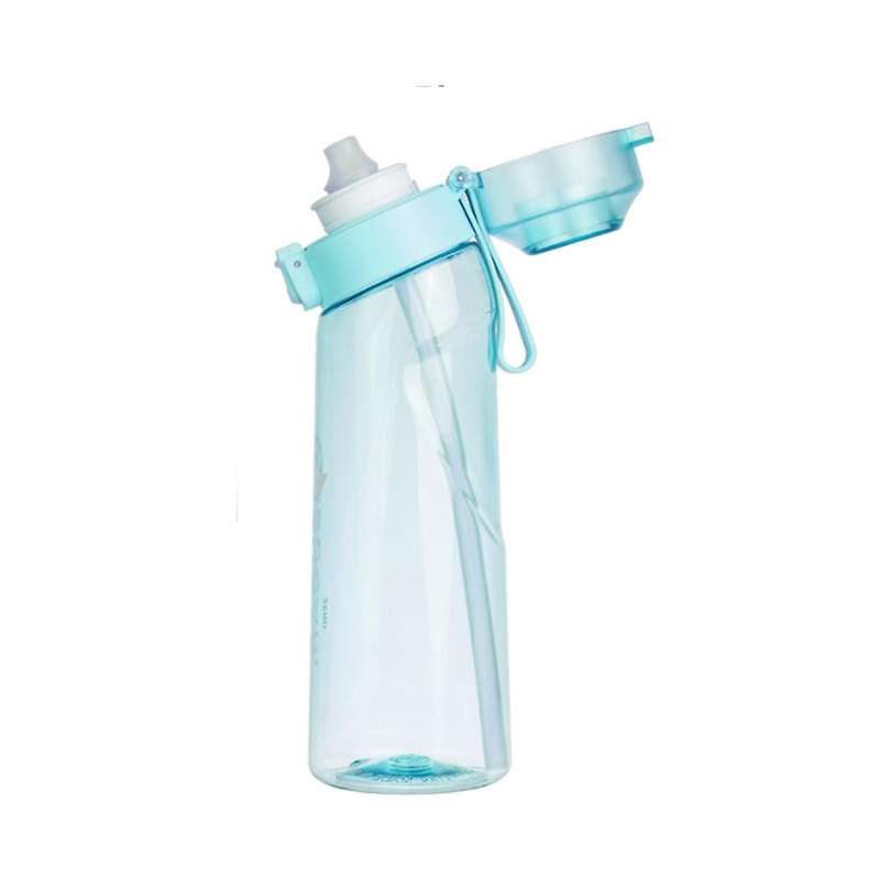 Water Cup, Sports Water Bottle Drinking Bottle 650ml with 7pcs Flavoured Pods, Water Bottle Set
