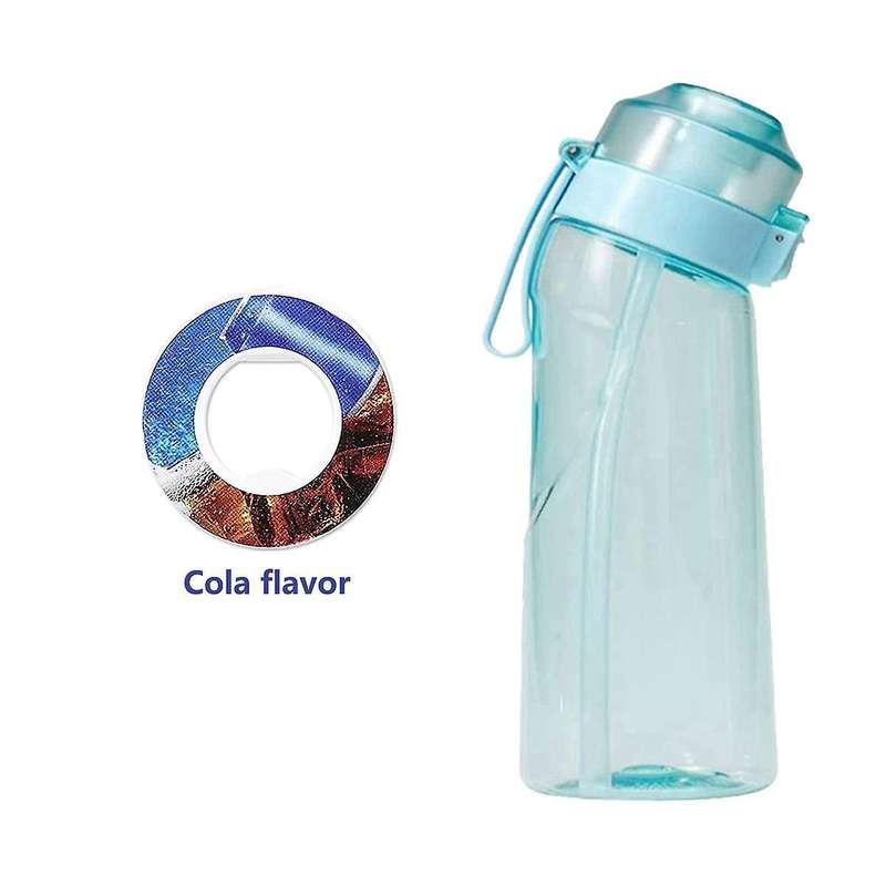 Water Cup, Sports Water Bottle Drinking Bottle 650ml with 7pcs Flavoured Pods, Water Bottle Set