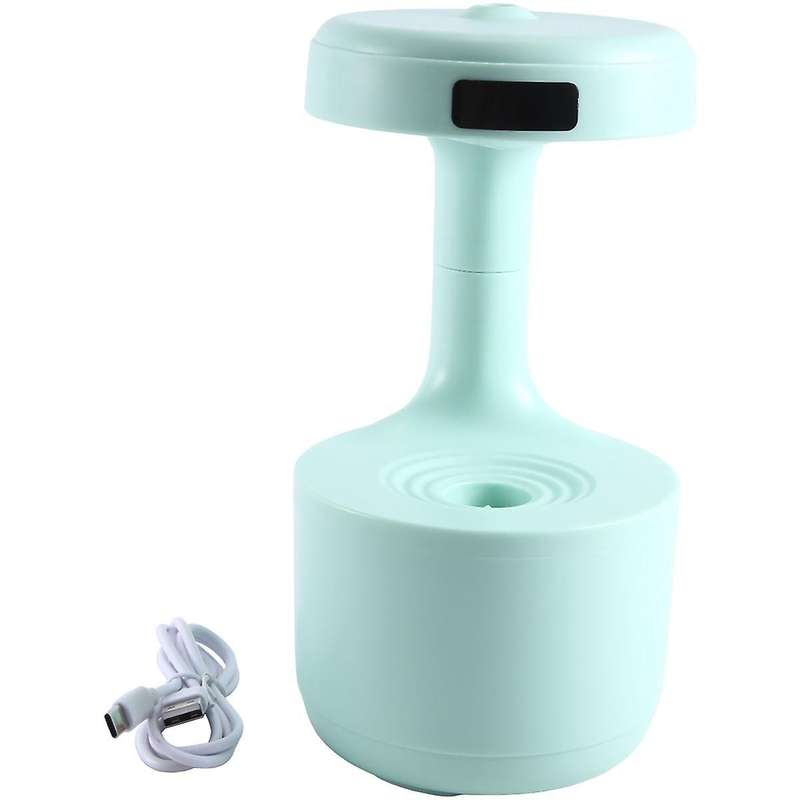 Water Droplet Air Humidifier 800ml Anti-gravity Diffuser Night Light Weightless Sprayer Decorations