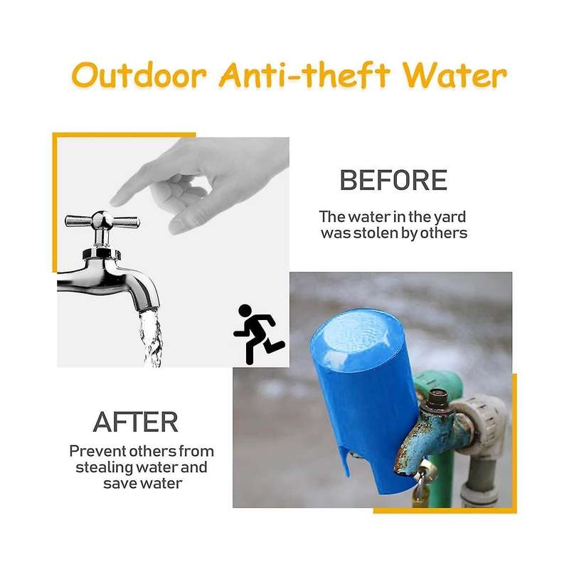 Water Faucet Lock Outdoor/kitchen/garden Hose Tap Faucet Lock Anti-theft Child-proof Metal Faucet Pr