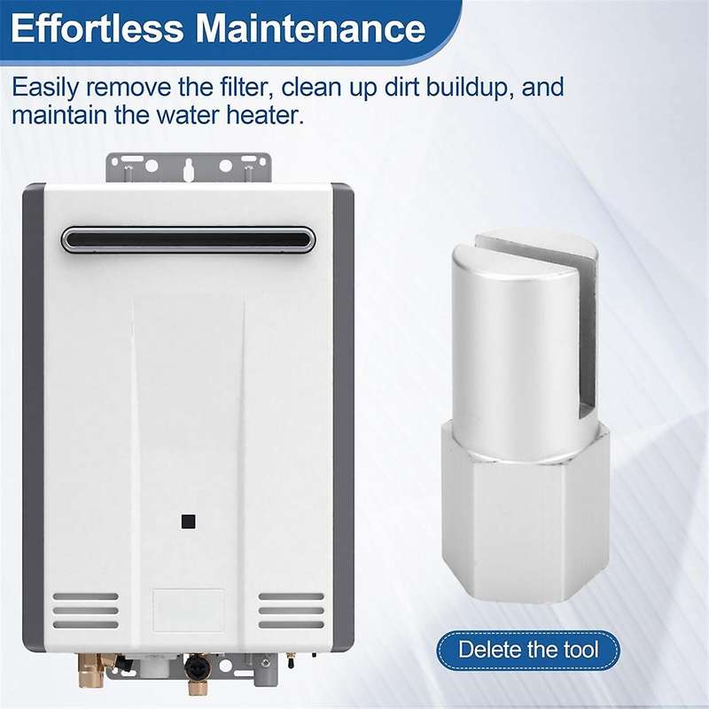 Water Filter Removal Tool for , Easy Replacement H98-510-S Water Heater Inlet Screen