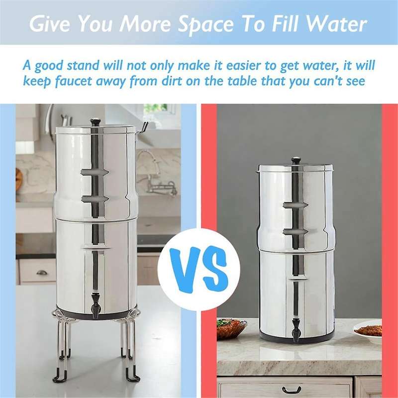 Water Filter Stand, 9inch Diameter Countertop Stand, Fit Most Medium Gravity Water Filter System,wi