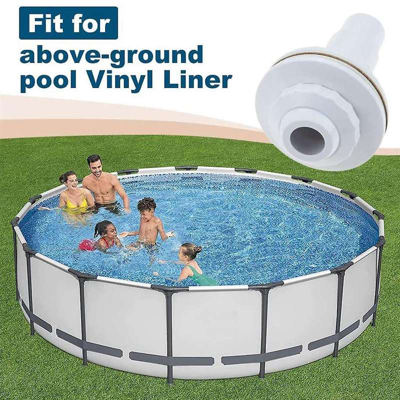 Water Inlet Outlet Fittings with Clip Threaded Tape Swimming Pool Return Nozzle Removable Swimming