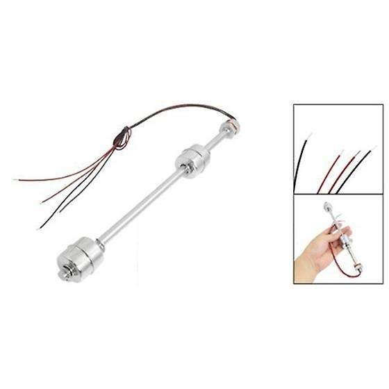 Water Level Sensor Dual Balls Stainless Steel Float Switch 265mm Length