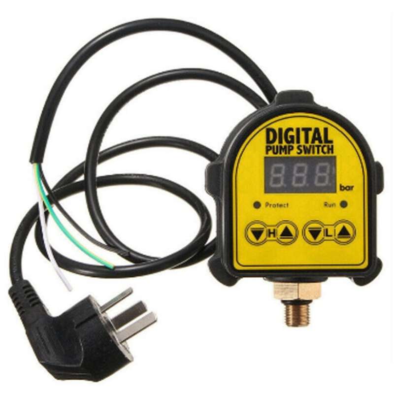 Water Pressure Gauge, Water Pump Digital Display Controller, Household Electronic Booster Digital Di