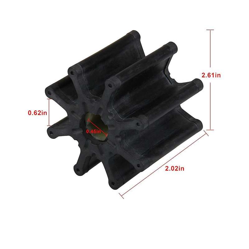Water Pump Impeller for Mercury Mpi 4.3-5.0l 5.7/6.2/8.1l Outboard Motor Boat Parts & Accessories