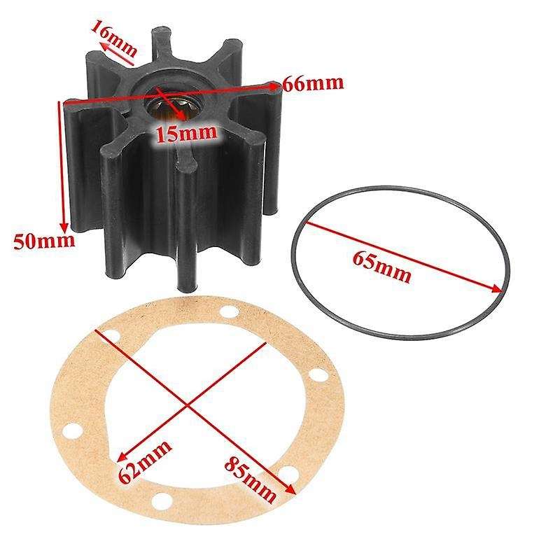 Water Pump Impeller Kit Rubber for 875593-6 877061 3841697