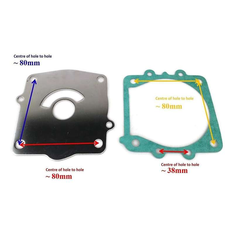 Water Pump Impeller Kit with Housing 6G5-W0078-A1 6G5-W0078-01-00 for 2-Stroke 150 175 200 225 Outb