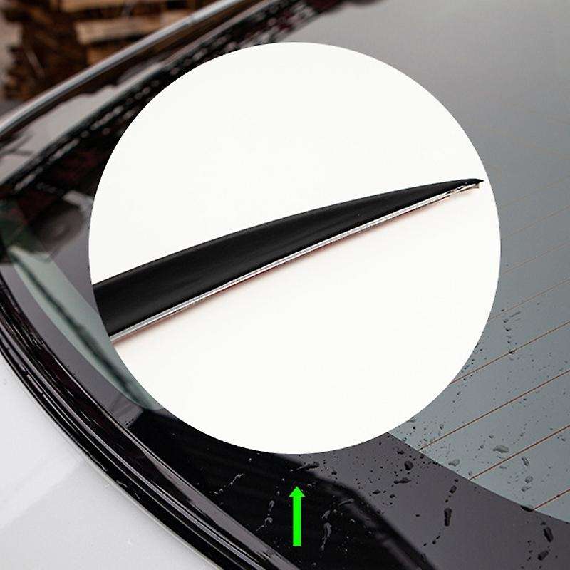Water Retaining Wing for Model3 Rear Spoiler Window Water Retaining Wing Refitting Accessories Brigh