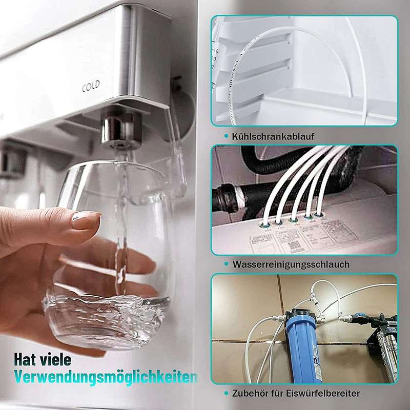 Water Supply Pipe Universal Connection Set 15M,for Side By Side Refrigerator,Reverse Osmosis System