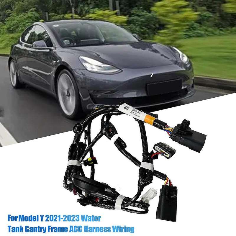 Water Tank Radiator Panel Harness Wiring 2489050-00-a for Model Y 2021-2023 Gantry Frame Harness Wi