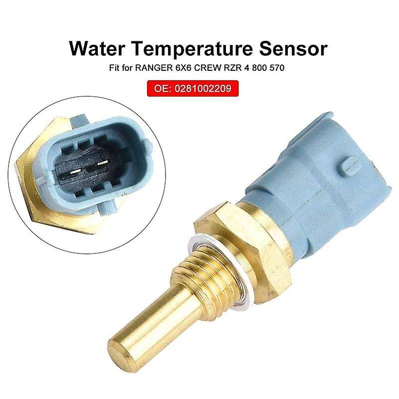 Water Temperature Sensor,Automotive Temperature Sensor Metal Car Temperature Sensor for 6X6 CREW RZR