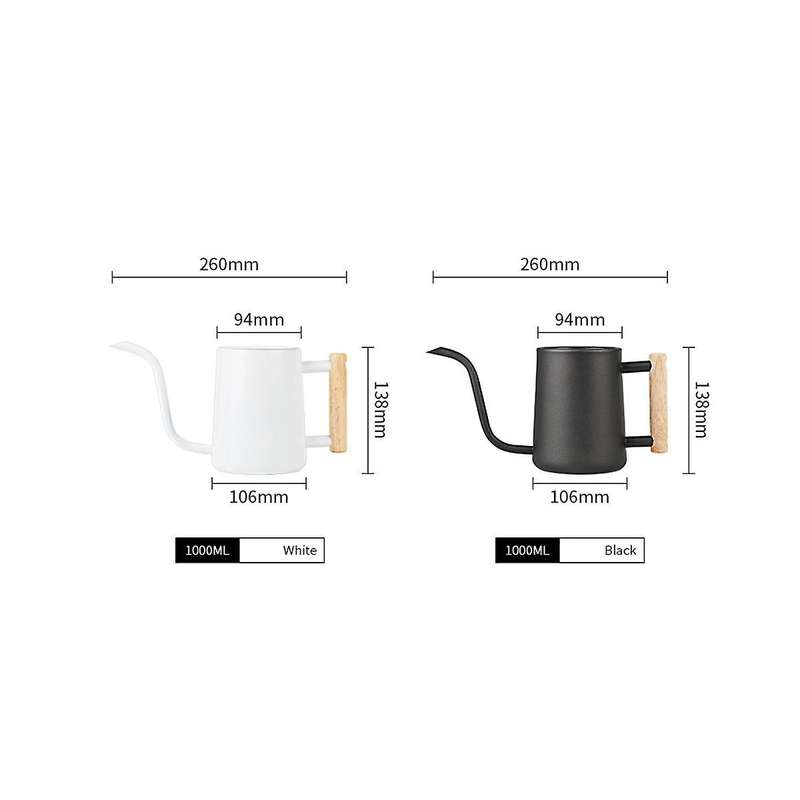 Watering Can Indoor Plants, 35 /1000 Ml Metal Stainless Steel Watering Can Pot with Long Spout For